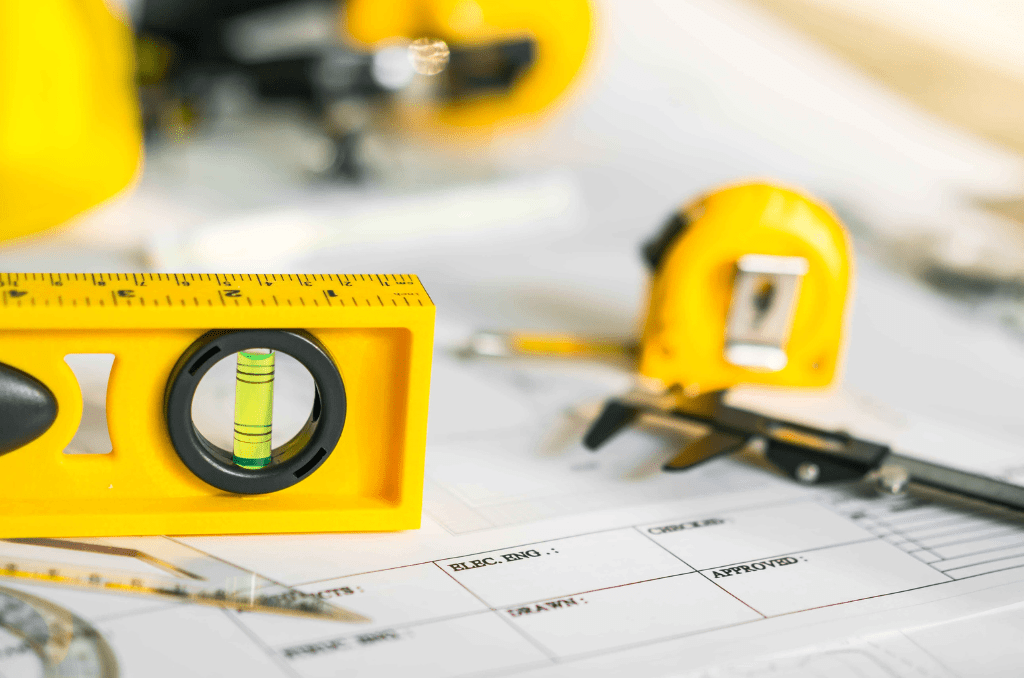 Tape Measure and Level