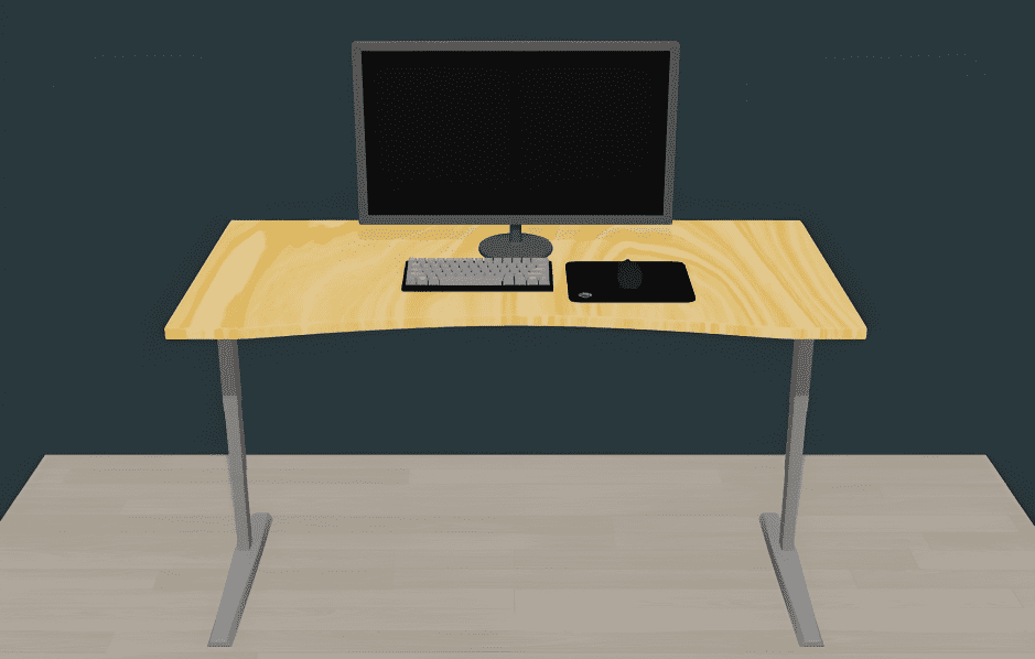 Customization of Wood vs Glass Desk Top