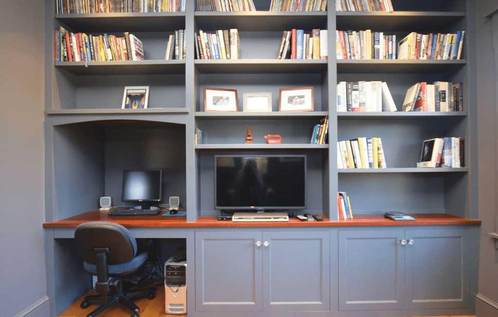 Desks with Built-in Shelves