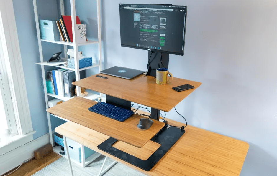Using Desk Converter To Raise Desk Height