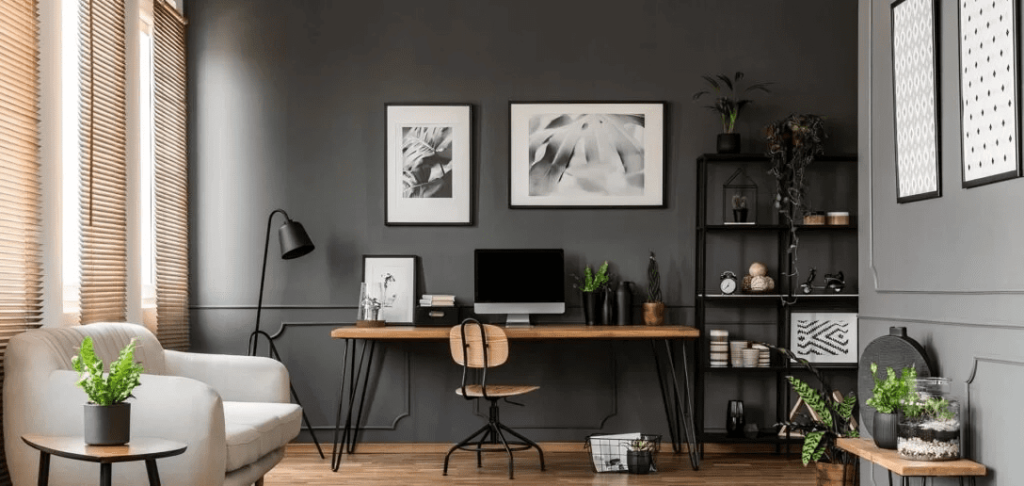 Zen Workspace Desk Layout